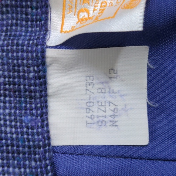 Pendleton pure virgin wool purple skirt - Picture 3 of 12